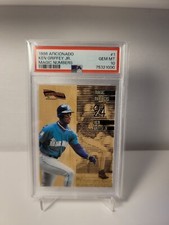 1996 Pinnacle Aficionado Magic Numbers Ken Griffey Jr - PSA 10