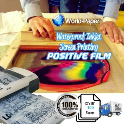 Waterproof Inkjet Transparency Film 13 x 19 (100 Sheets) - Image 1 of 2