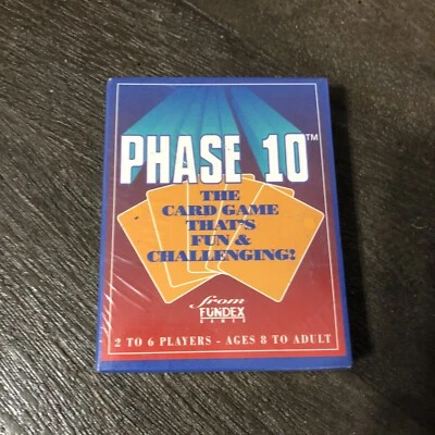 Phase 10 Card Game-The Card Game that's fun & Challenging 1992 - Image 1 of 4