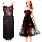 Pearl by Georgina Chapman Lace Overlay Cocktail Dress Size 8