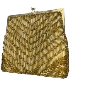 Vintage Gold Fringe Evening Bag - Picture 1 of 13