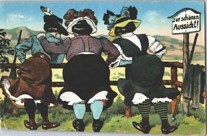 Comic Funny ¡A una hermosa vista! Postal vintage B130 - Imagen 1 de 2