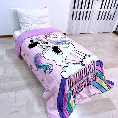 Disney Minnie Mouse Couette D'Hiver 180x260cm Lit Simple Licorne - Photo 1/4