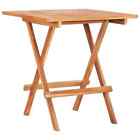 Elegant Solid Teak Wood Folding Bistro Table For Garden Patio Indoor Outdoor Use