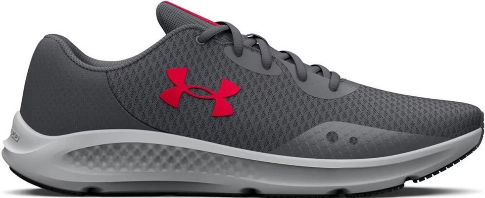 Size 12 - Under Armour Charged Pursuit 3 Pitch Grey Red