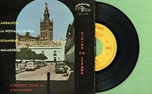 LORENZO PEGO Jr. / Andalucia / CUBALEGRE CEP 1538 Press Spain 1963 EP VG+ - Picture 1 of 5