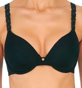 Sujetador con aros Natori 736037 cuerpo doble encaje ribete contorno 34D negro - Imagen 1 de 9