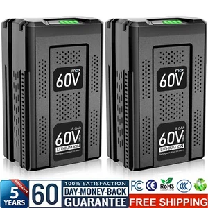 5 Ah 8 Ah For Greenworks Pro 60V Max Lithium-ion Battery LB60A00 LB60A02 LB60A03 - Picture 1 of 32