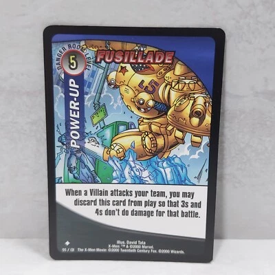 Marvel X-Men #55 Power Up Fusillade Trading Card WOTC 2000 TCG CCG - Image 1 of 4