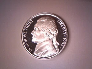 1983 S **PROOF** JEFFERSON NICKEL **FREE SHIPPING** - Picture 1 of 2