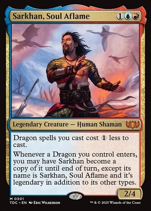 *MtG: SARKHAN, SOUL AFLAME - Commander Tarkir: Dragonstorm Mythic - magicman* - Bild 1 von 1