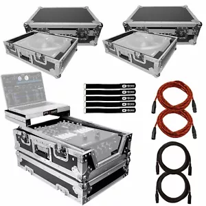 ProX Rane Seventy Two 72 Mixer w Pair Rane Twelve 12 Flight Cases Silver Package - Picture 1 of 12
