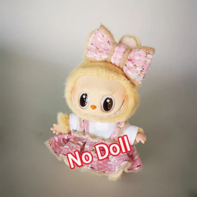 For POP MART LABUBU Monsters Plush Doll Replaceable Bow Tie Skirt Set (No Doll) - Image 1 of 4