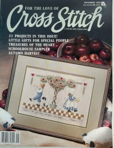 Leisure Arts For the Love of Cross Stitch Patterns Magazine 1989 | 21 Projects - Picture 1 of 11
