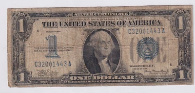 1934 $1 Silver Certificate, Fr #1606, VG (62658) - Image 1 of 2