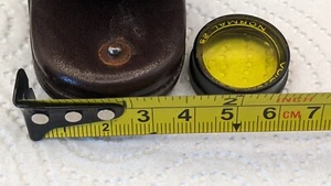 Vintage 1960s Voigtlander Normal 25 Yellow Filter With Original Case - Picture 1 of 17