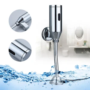 Urinal Valve Bathroom Toilet Intelligent Automatic Sensor Touchless Wall Mounted - Picture 1 of 16