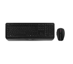 Cherry Gentix Desktop Tastatur Maus Set Wireless QWERTZ Funk ergonomisch USB dpi - Bild 1 von 6