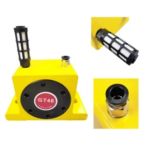 GT48 Gear Type Vibrator Pneumatic Aluminum Alloy Rotary Turbo Type Muffler - Picture 1 of 16