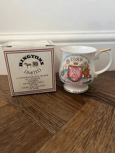 RINGTONS LIMITED - COMMEMORATIVE BEAKER - BIRTH 1ST CHILD DUCHESS YORK - BOXED - Picture 1 of 8