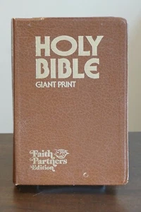Holy Bible Giant Print King James The Old-time Gospel Hour Faith Partner Ed. - Imagen 1 de 9