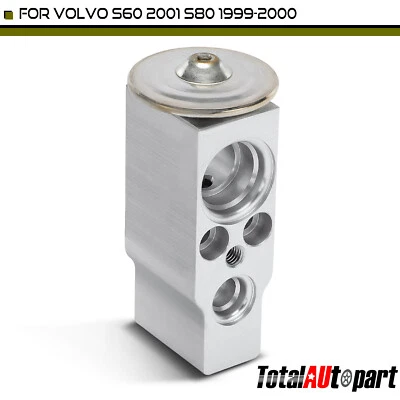 Nueva válvula de expansión de aire acondicionado de aluminio para Volvo S80 1999-2000 S60 2001 19189922 Foto 1 de 4