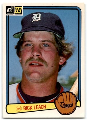 1983 Donruss Rick Leach Detroit Tigers #81 - Image 1 of 2