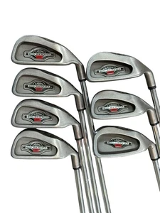 Callaway 1996 Big Bertha Irons 4-PW -1" Memphis 10 R Flex Shafts Karma Grips - Picture 1 of 8
