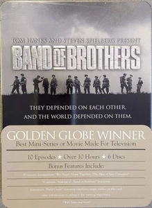 BAND OF BROTHERS Complete Series (DVD, 2002, 6-Disc Set in Collectors Tin) - Picture 1 of 6