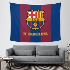 FCB Barcelona Football Futbol Soccer Club Fan Flag Banner 3X5ft Room Decor Spain - Picture 1 of 5