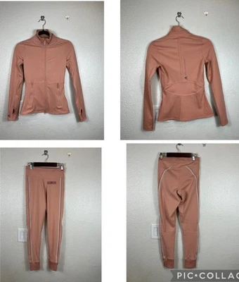 Adidas Por Stella McCartney Essential Conjunto de Jogger Capa Media Rosa Melocotón Talla XS Foto 1 de 4