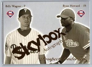 2004 SkyBox Autographics Prospects Endorsed #7 Billy Wagner Ryan Howard - NM-MT - Picture 1 of 2