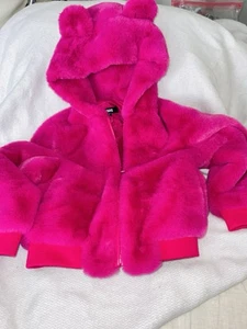 APPARIS TODDLER GIRL LILY FAUX FUR ANIMAL EAR HOODED JACKET COAT SZ 6 Y - Picture 1 of 12