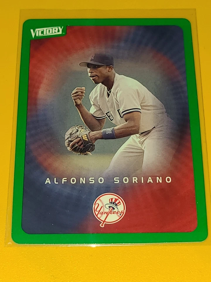 YANKEES ALFONSO SORIANO 2003 UPPER DECK VICTORY GREEN #55 - Image 1 of 1