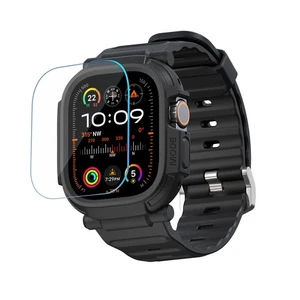 Cinturino Custodia per 49mm Apple Watch Ultra 3/2/1 con Protezione Schermo Vetro Temperato... - Foto 1 di 7