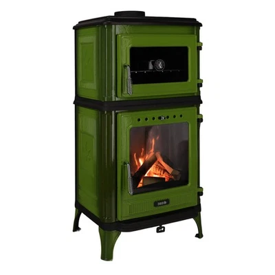 365 Gussofen Ferrox 55 Back grün emailliert - Bild 1 von 4