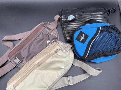 Eagle Creek Bolsas de Equipo de Viaje Cremallera Pequeña Senderismo Riñonera Camping Almacenamiento Lote Foto 1 de 4