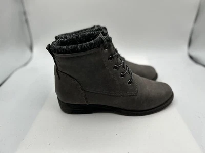 Sporto Leslie 2 Ankle Combat Boot Women's Sz 7.5M Gray Lace Up Round Toe - Image 1 of 4