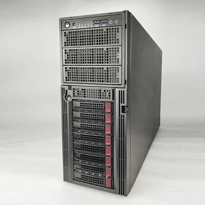Supermicro SYS-7048GR-TR Server/2X E5-2699A V4 CPU/512GB RAM/4X RTX 3090 24G GPU - Image 1 of 4