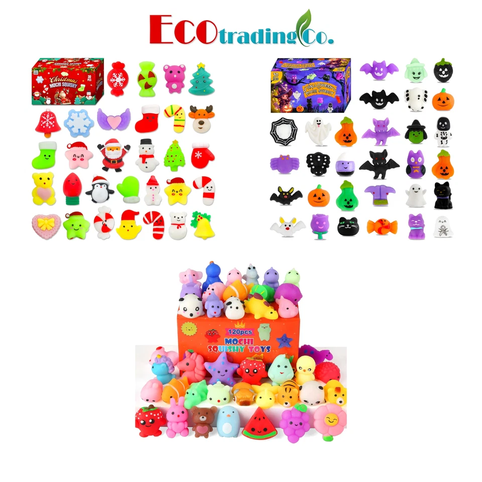 Paquete de 30 juguetes blandos, Kawaii Squishies favoritos de fiesta para niños 4-8 8-12 Foto 1 de 1