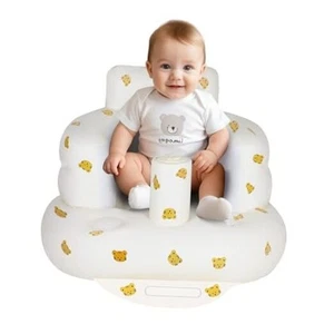 Inflatable Baby Chair, Baby Inflatable Seat for Babies 3 Months and Up Summer - Picture 1 of 7