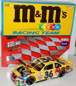 99 Ernie Irvan #36 M&M's Pontiac Action RCCA 1:24 Banco Edición Limitada /2500 - Imagen 1 de 4