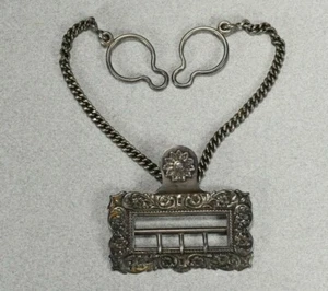 Unique GORHAM Vintage Victorian Sterling Silver Cape Suspender Clips Fastener - Picture 1 of 8