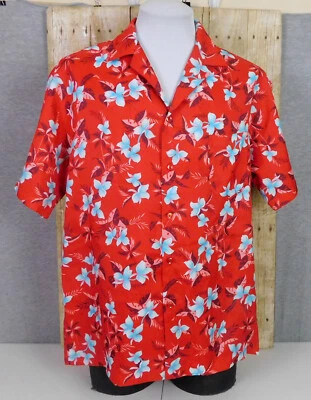 Vintage Hilo Hattie Hawaiian Shirt Mens XL Short Sleeve Floral Polyester - Image 1 of 4