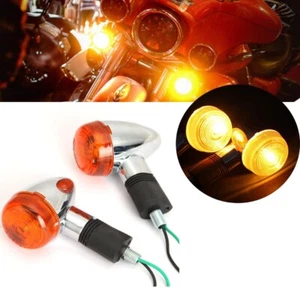 1 par de luces de giro ámbar para Honda Shadow VT ACE Aero Spirit VLX 600 750 - Imagen 1 de 12
