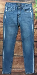 Judy Blue Damengröße 7/28 27 x 27 Skinny Fit blau Denim Stretch Jeans gebraucht, in einwandfreiem Zustand schnell - Bild 1 von 14
