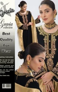 Maxi/tuta pantalone salwar asiatica/indiana/pakistana/maria b/anaya/velluto/asimjofa - Foto 1 di 2