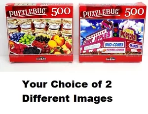 CRA-Z-ART 500PC PUZZLE JIGSAW SET MIX MARKET JAM FRUITS CARNIVAL CONCESSION NEW - Picture 1 of 6
