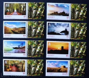 Trikot Briefmarken: "Trikot Jahreszeiten - Herbst" postfrisch Selvedge 8 Werte postfrisch Set 2015 - Bild 1 von 1