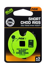 Fox Edges Chod Rig Barbless Short Chodrig Chod Rigs Karpfenhaken Hooks